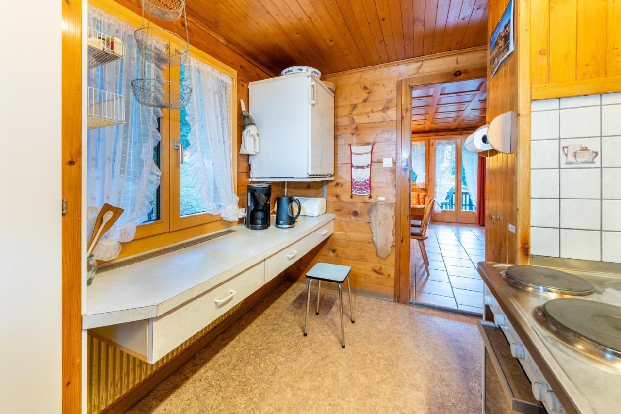 Chalet Bambi "Marchenhaft" Appartement Grächen Buitenkant foto