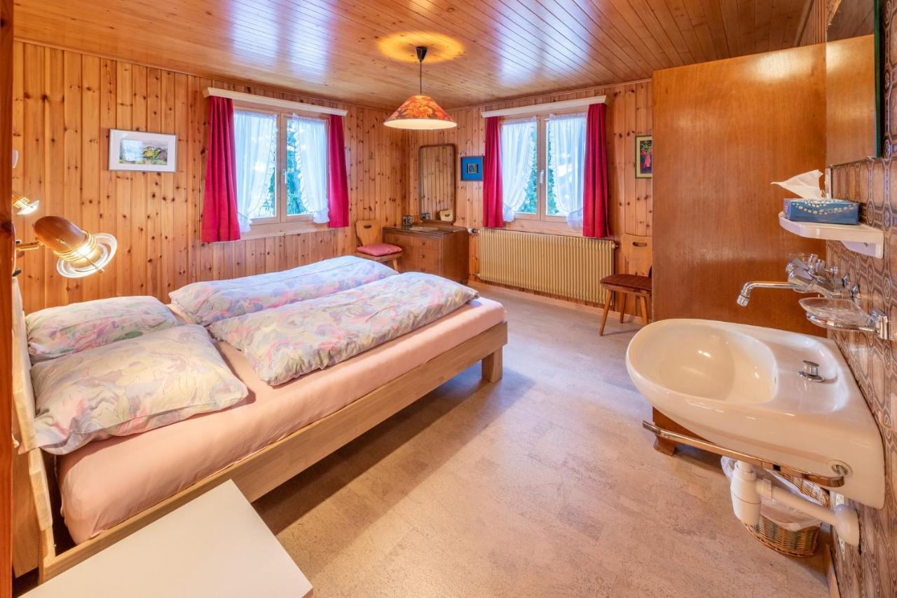 Chalet Bambi "Marchenhaft" Appartement Grächen Buitenkant foto
